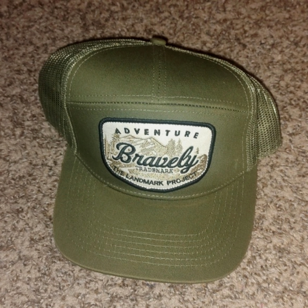 The Landmark Project Adventure Bravely Stitched Patch 7-Panel Snapback Hat